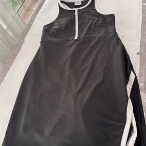 🖤 SAIGE Collective Black & White Athletic Dress (Size L)